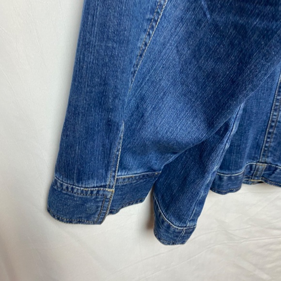 abella Rodriguez - Plus Size Jacket Dark Blue Jean 3X - Picture 8 of 13